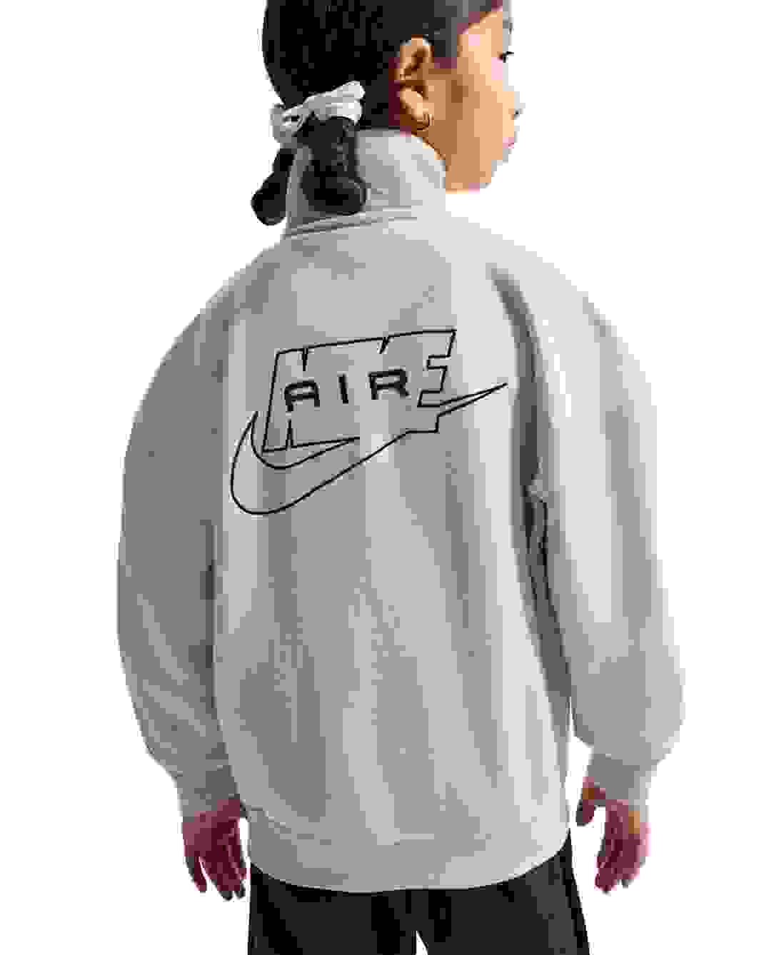 Nike Air Fleece Big Kids' Bone Track Jacket